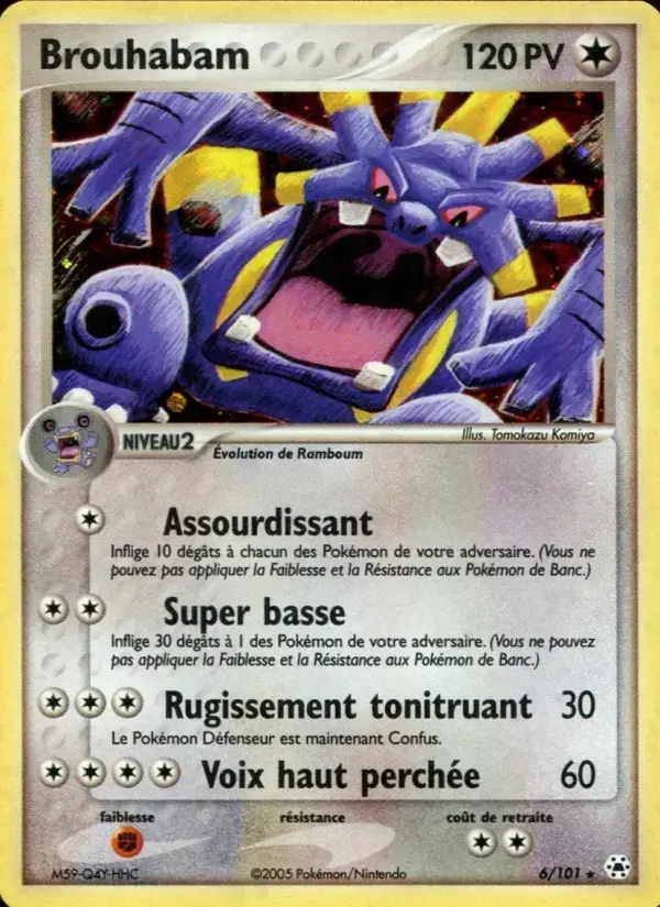 Carte Pokémon Brouhabam #6 — Légendes Oubliées