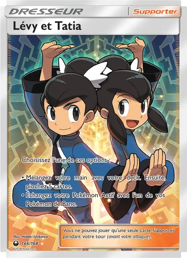 Carte Pokémon Lévy et Tatia #166 — Tempête Céleste