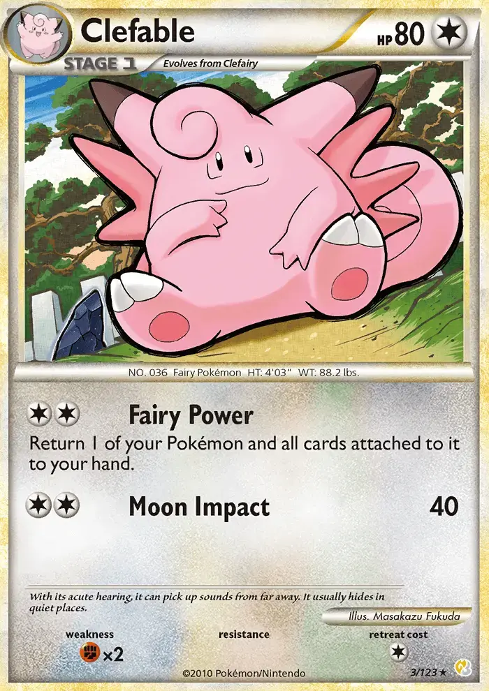 Clefable #3 — HeartGold SoulSilver