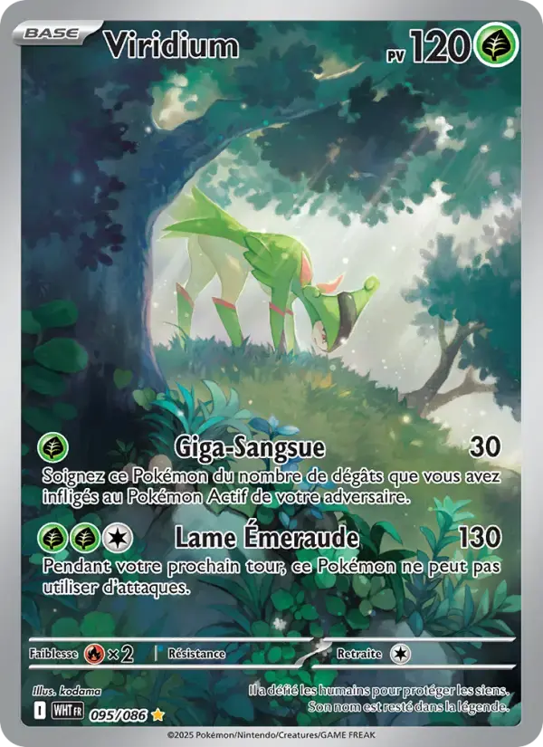 Carte Pokémon Viridium #095 — Flamme Blanche
