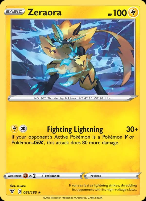 Zeraora #61 — Vivid Voltage