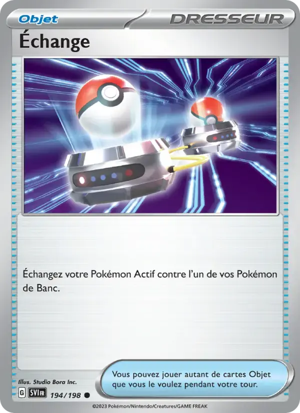 Carte Pokémon Échange #194 — Écarlate et Violet