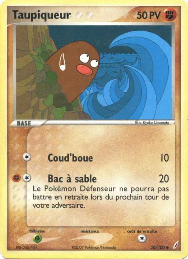 Carte Pokémon Taupiqueur #50 — Gardiens de Cristal