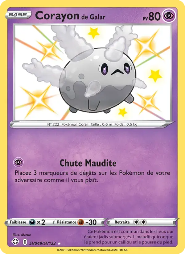 Carte Pokémon Corayon de Galar #SV049 — Destinées Radieuses