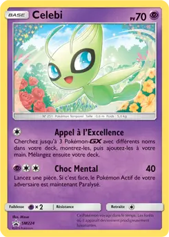 Carte Pokémon Celebi #SM224 — Promos Soleil et Lune