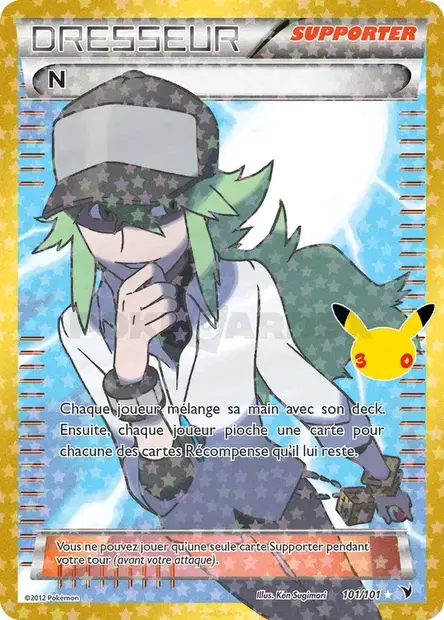 Carte Pokémon N #101/101 — 30ᵉ Anniversaire