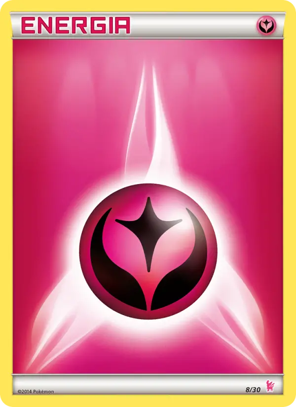 Carte Pokémon Énergie Fée #8 — Kit du Dresseur XY (Nymphali)