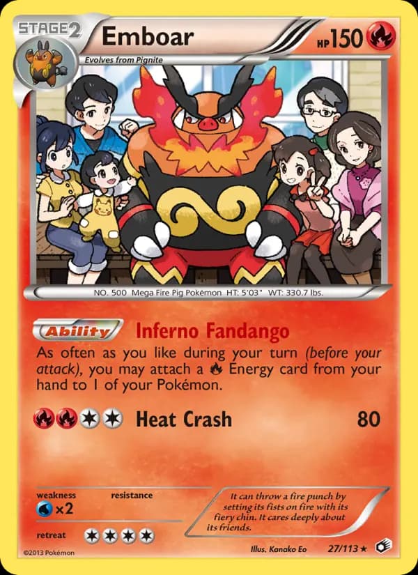 Emboar #27 — Legendary Treasures
