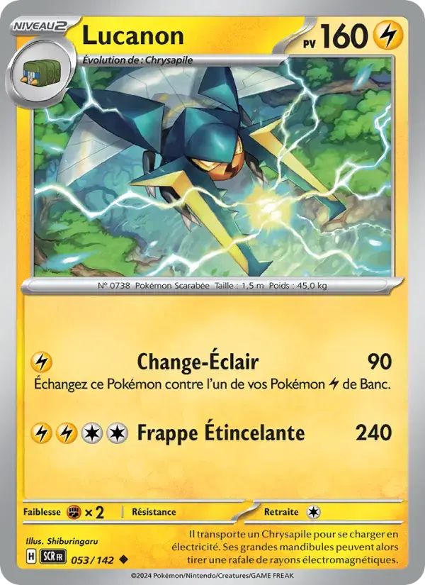 Carte Pokémon Lucanon #053 — Couronne Stellaire