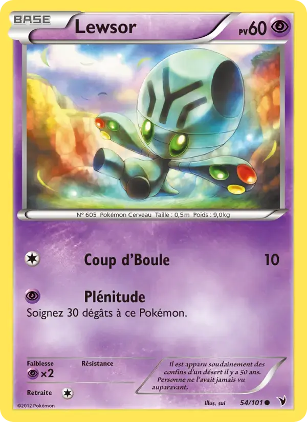Carte Pokémon Lewsor #54 — Nobles Victoires