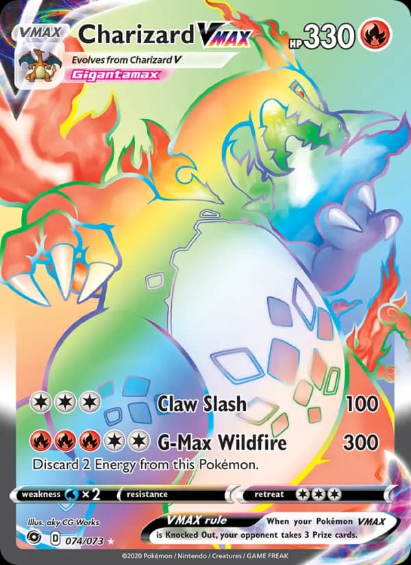Charizard VMAX #74 — Champion's Path