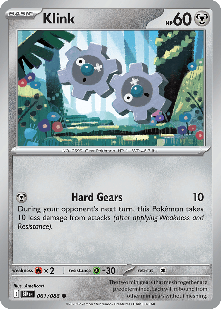 Carte Pokémon Tic #061 — Foudre Noire