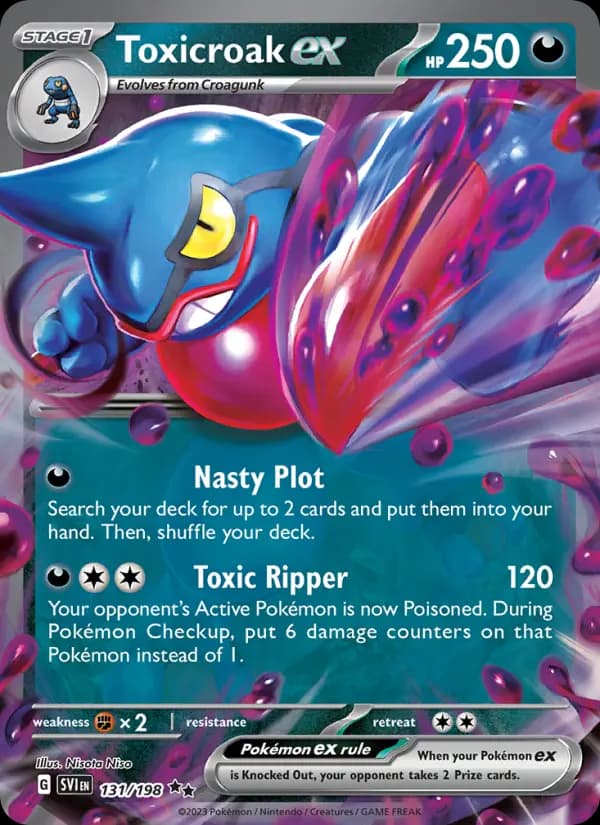 Toxicroak ex #131 — Scarlet & Violet