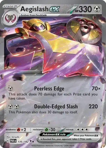 Carte Pokémon Exagide ex #135/182 — Jumbo
