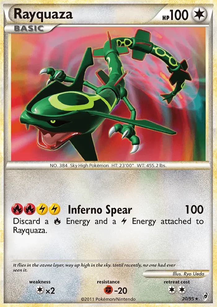 Carte Pokémon Rayquaza #20 — L'Appel des Légendes