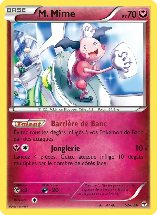 Carte Pokémon M. Mime #52 — Générations