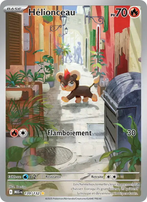 Carte Pokémon Hélionceau #139 — Méga-Évolution