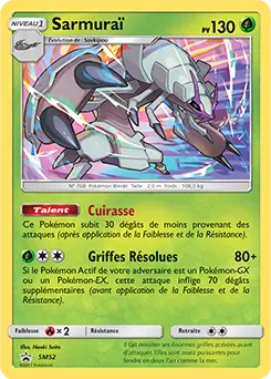 Carte Pokémon Sarmuraï #SM52 — Promos Soleil et Lune