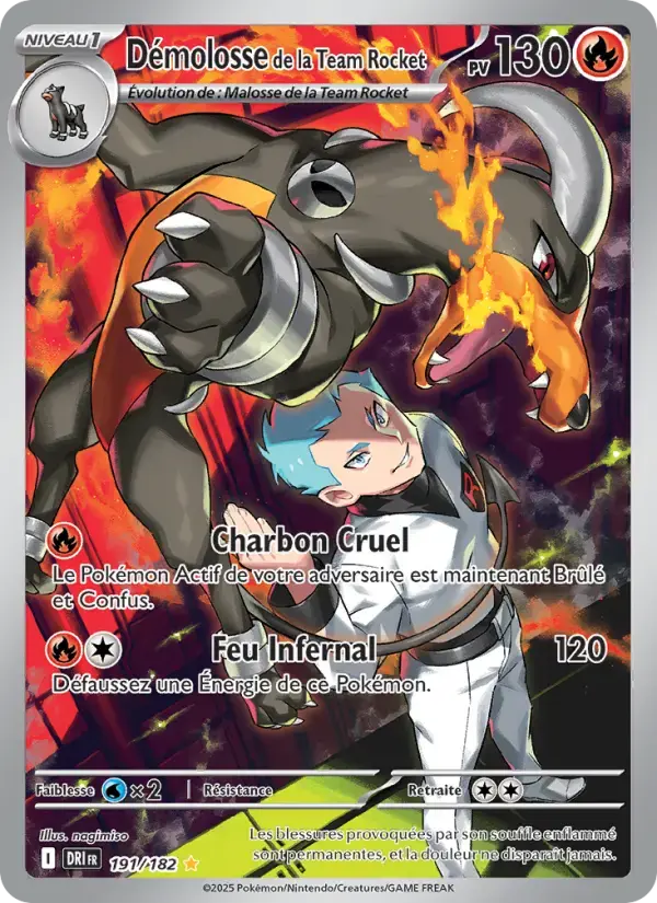 Carte Pokémon Démolosse de la Team Rocket #191 — Rivalités Destinées