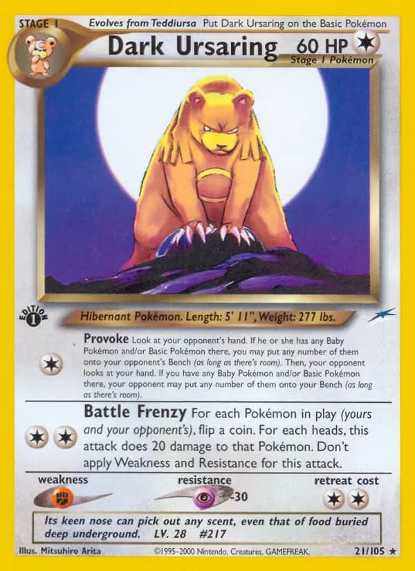Dark Ursaring #21 — Neo Destiny