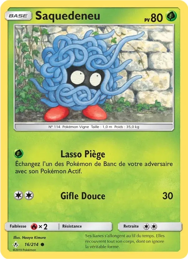 Carte Pokémon Saquedeneu #16 — Alliance Infaillible