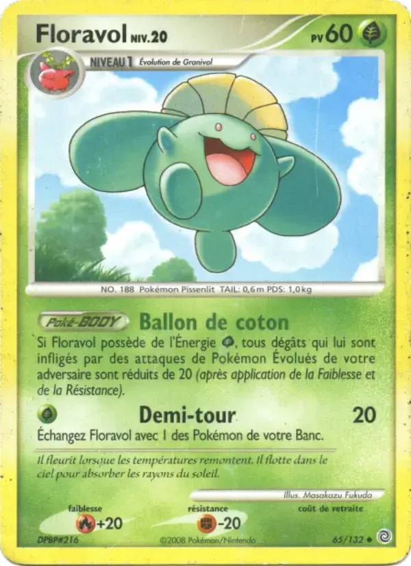 Carte Pokémon Floravol #65 — Merveilles Secrètes