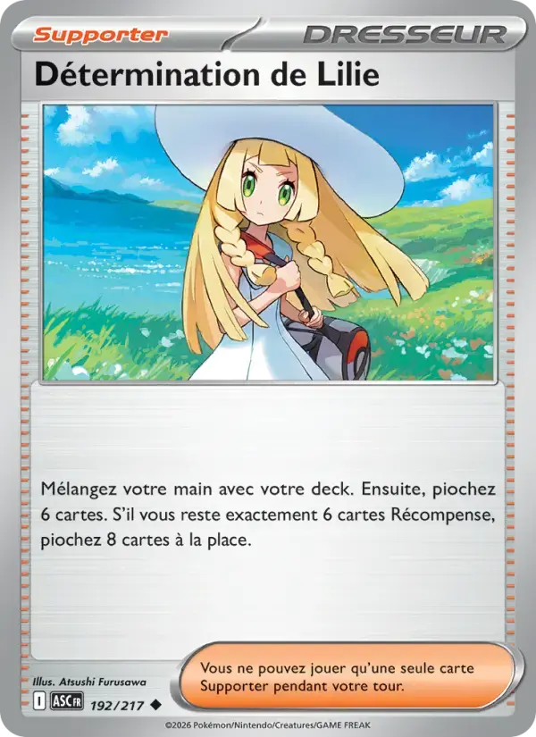 Carte Pokémon Détermination de Lilie #192 — Héros Transcendants