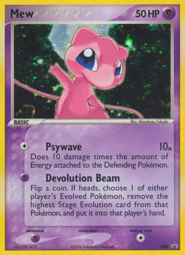 Mew #40 — Nintendo Black Star Promos