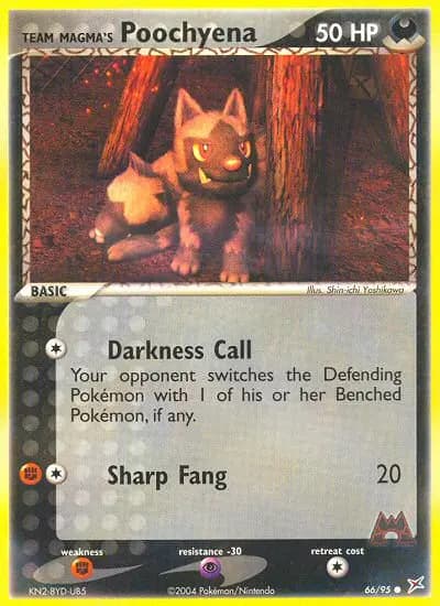 Team Magma's Poochyena #66 — Team Magma vs Team Aqua