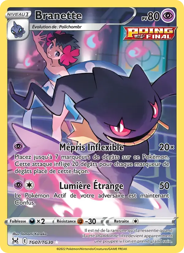 Carte Pokémon Branette #TG07 — Origine Perdue