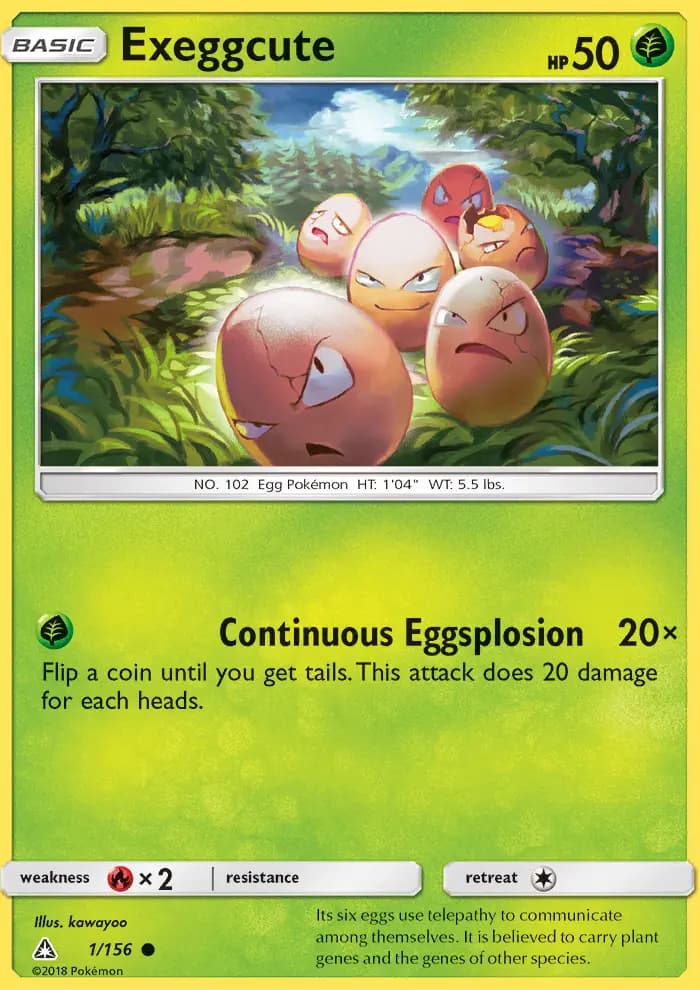 Exeggcute #1 — Ultra Prism