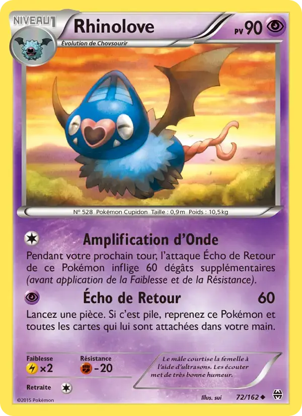 Carte Pokémon Rhinolove #72 — Impulsion Turbo