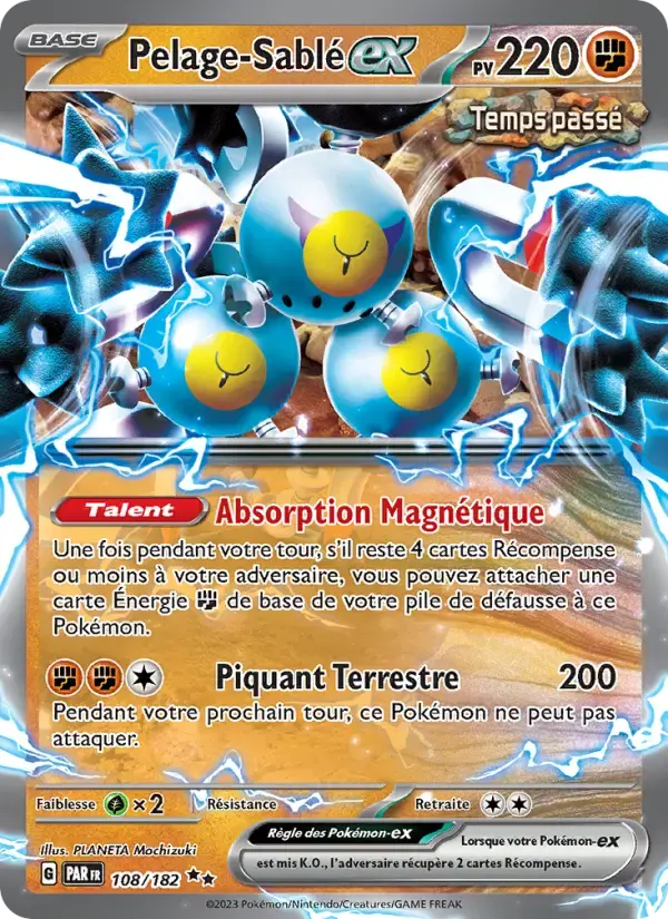 Carte Pokémon Pelage-Sablé-ex #108 — Faille Paradoxe