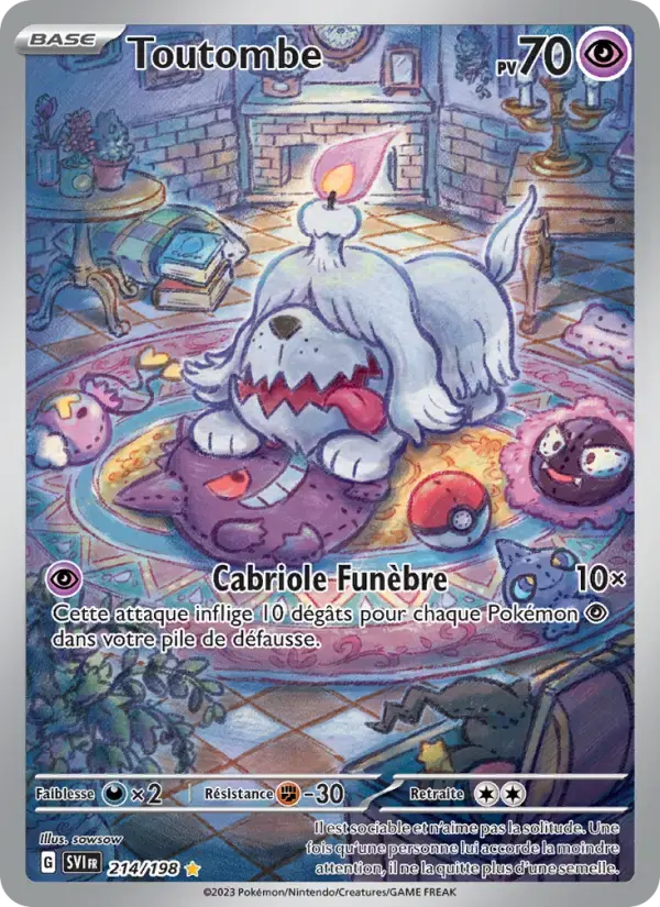 Carte Pokémon Toutombe #214 — Écarlate et Violet