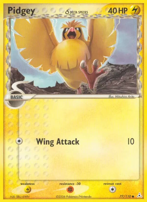 Pidgey δ #77 — Holon Phantoms