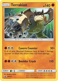 Carte Pokémon Terrakion #SM223 — Promos Soleil et Lune