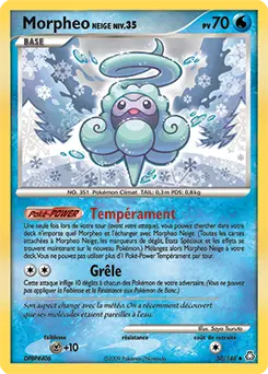 Carte Pokémon Morpheo Neige #50 — Éveil des Légendes