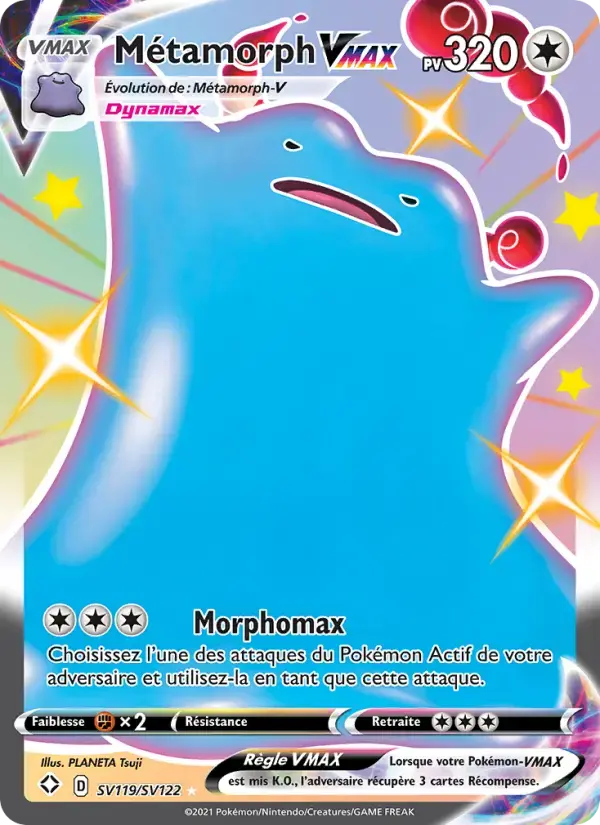 Carte Pokémon Métamorph VMAX #SV119 — Destinées Radieuses