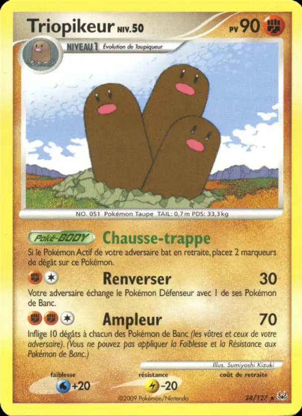 Carte Pokémon Triopikeur #24 — Platine