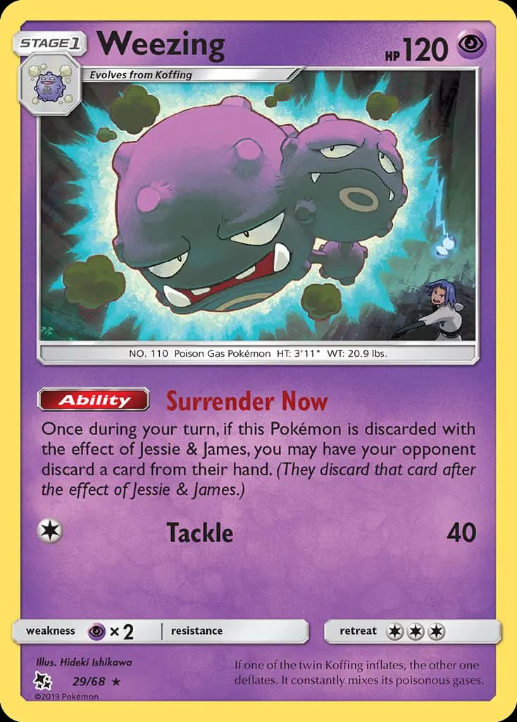 Weezing #29 — Hidden Fates