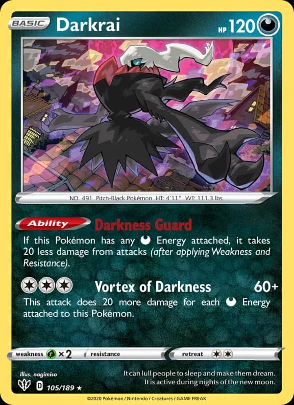 Darkrai #105 — Darkness Ablaze