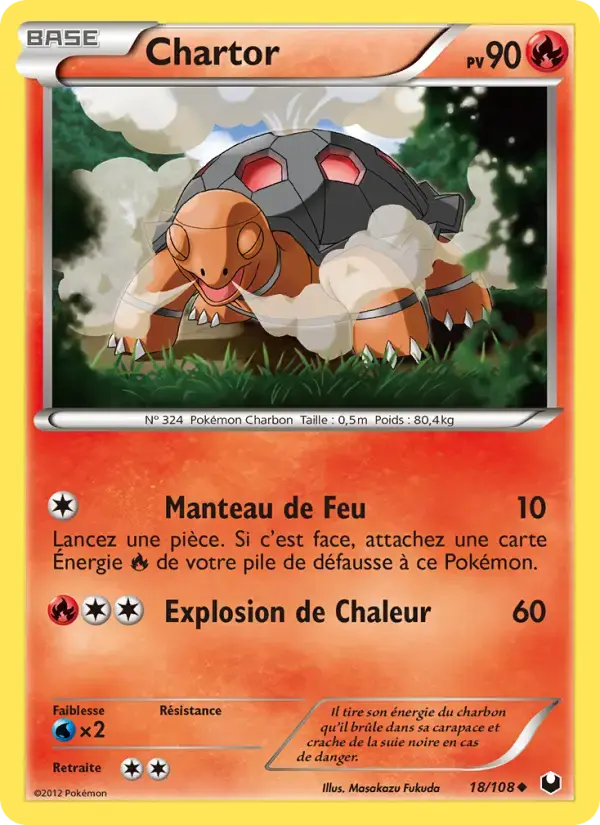 Carte Pokémon Chartor #18 — Explorateurs Obscurs