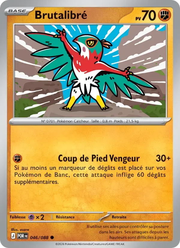 Carte Pokémon Brutalibré #046 — Équilibre Parfait