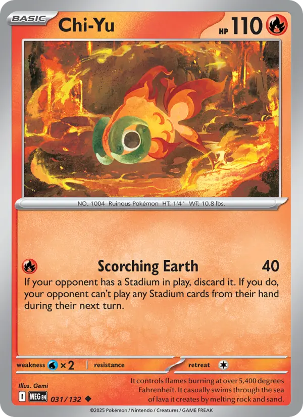 Carte Pokémon Yuyu #031 — Méga-Évolution
