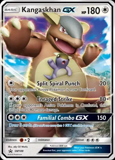Carte Pokémon Kangourex-GX #SM188 — Jumbo