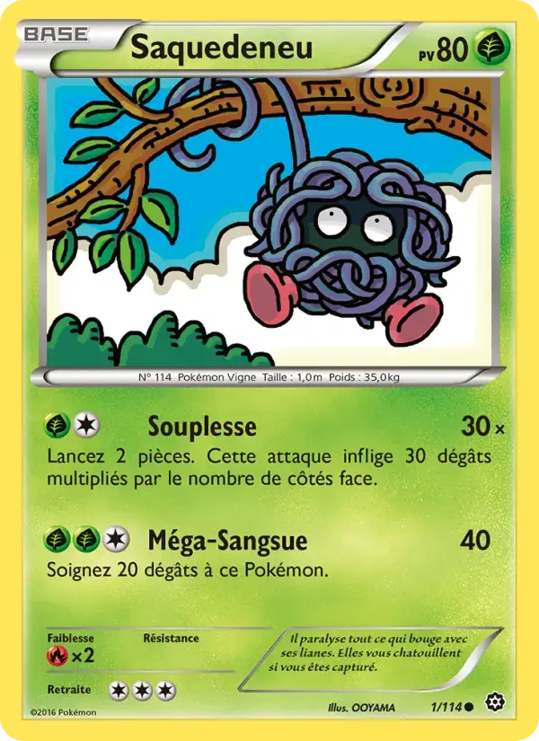 Carte Pokémon Saquedeneu #1 — Offensive Vapeur