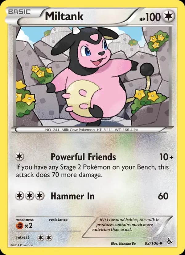 Miltank #83 — Flashfire