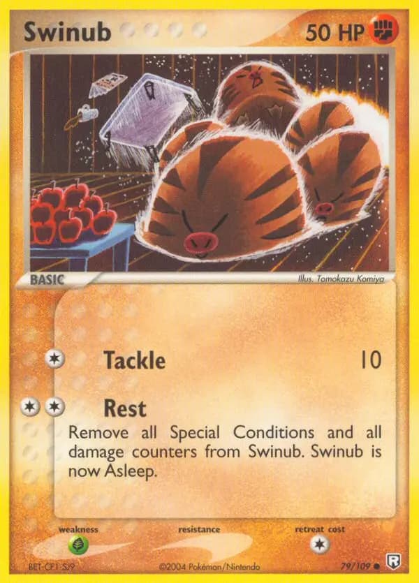 Swinub #79 — EX Team Rocket Returns
