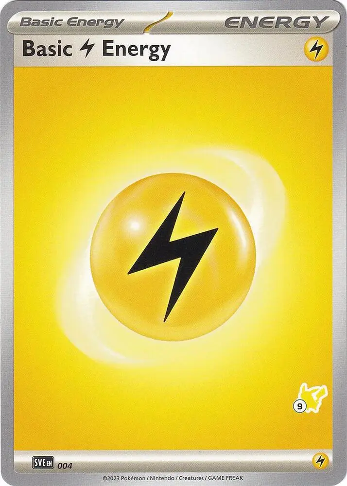 Carte Pokémon Basic Lightning Energy #Pikachu 09 — Académie de Combat 2024