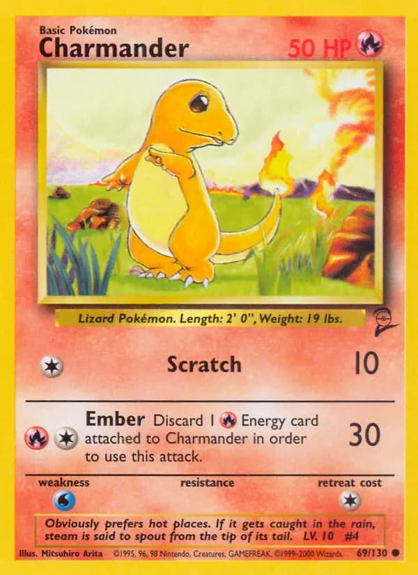 Charmander #69 — Base Set 2